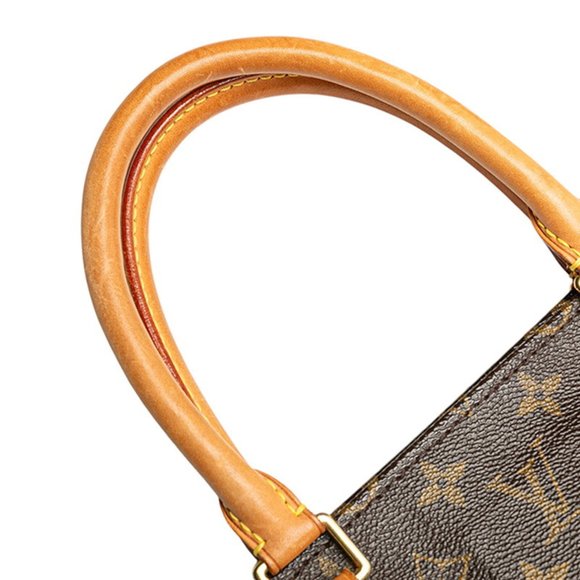 LOUIS VUITTON Brown Monogram Leather Tote Bag - Picture 5 of 10